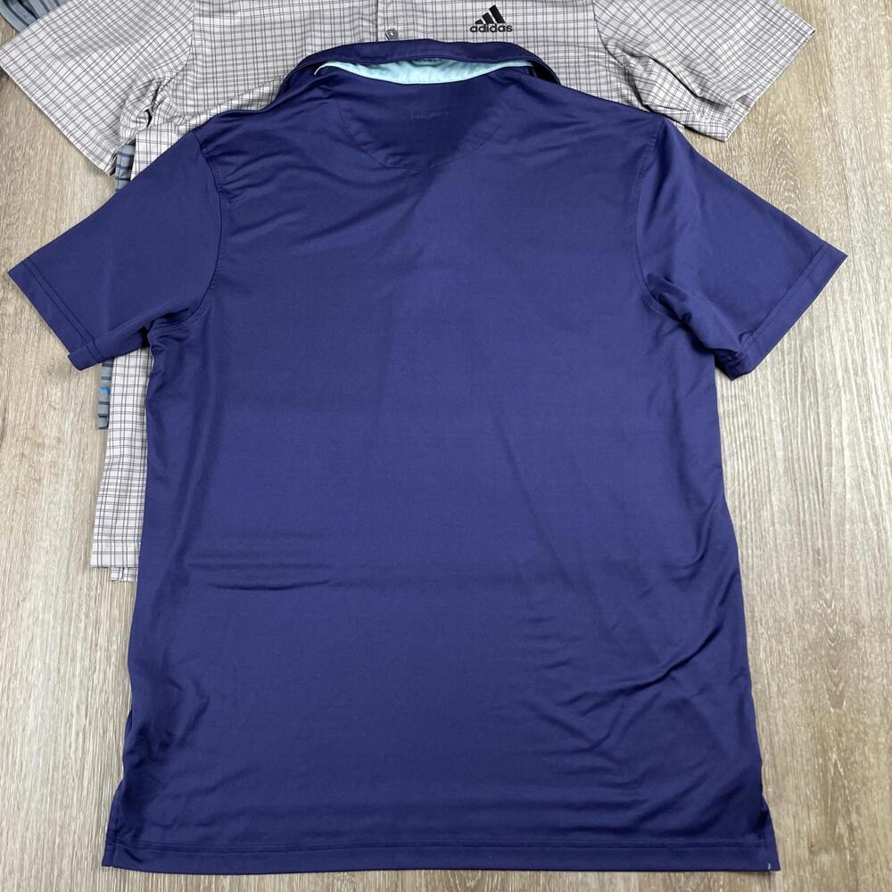 (Lot of 3) Adidas Head Golf Performance Polos Men's M Striped Stretch Contrast - Picture 8 of 16